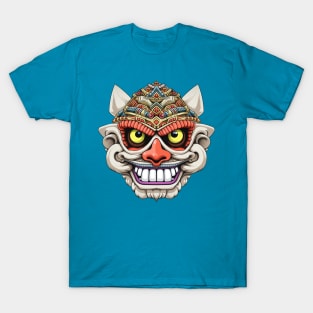 Modern Wayang: Abstract Indonesian Puppet Art T-Shirt